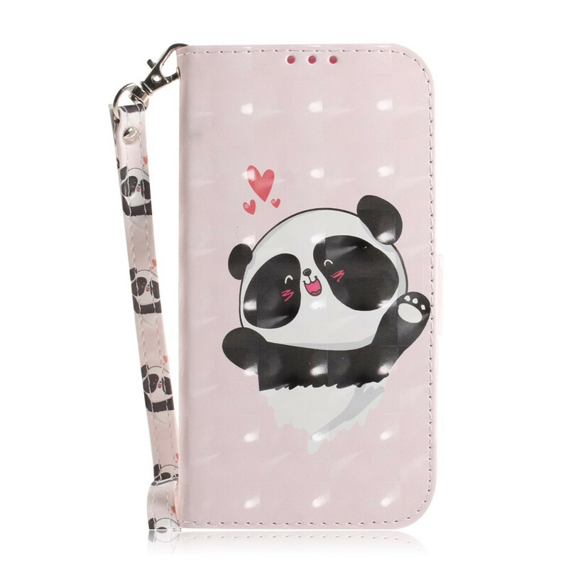 Xiaomi Redmi Note 9 Panda Rakkaus hihna tapauksessa