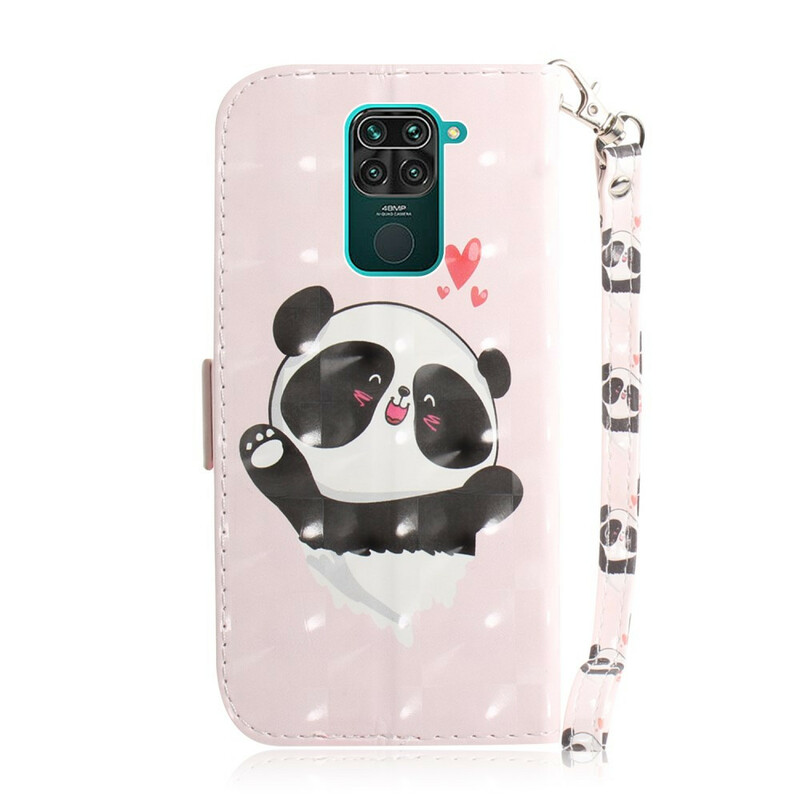 Xiaomi Redmi Note 9 Panda Rakkaus hihna tapauksessa