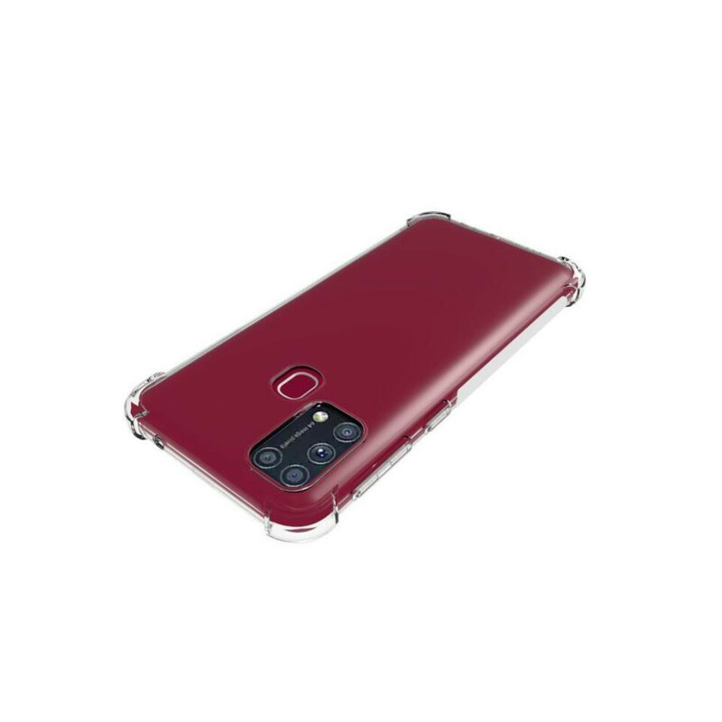 Samsung Galaxy M31 Clear Case Vahvistetut kulmat