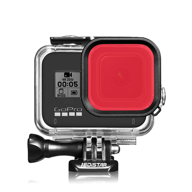 GoPro Hero 8 punainen suodatinobjektiivi