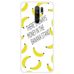Xiaomi Redmi 9 läpinäkyvä tapaus Banana Money