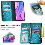Xiaomi Redmi 9 Zip Pocket Tree Case