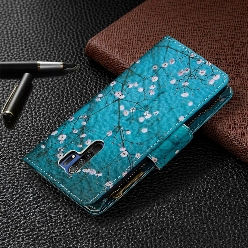 Xiaomi Redmi 9 Zip Pocket Tree Case