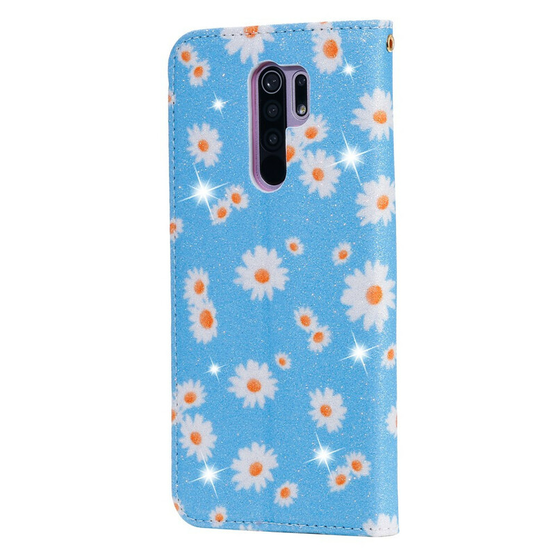 Flip kansi Xiaomi Redmi 9 Daisies