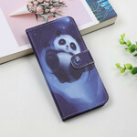 iPhone 12 Panda Space Lanyard Case