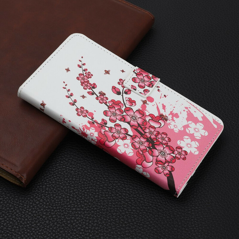 Kotelo iPhone 12 Trooppisia kukkia Kotelo iPhone 12 Trooppisia kukkia