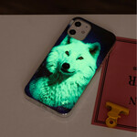 Kotelo iPhone 12 Series Wolf Fluorescent