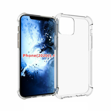 IPhone 12 läpinäkyvä kuori Vahvistetut kulmat