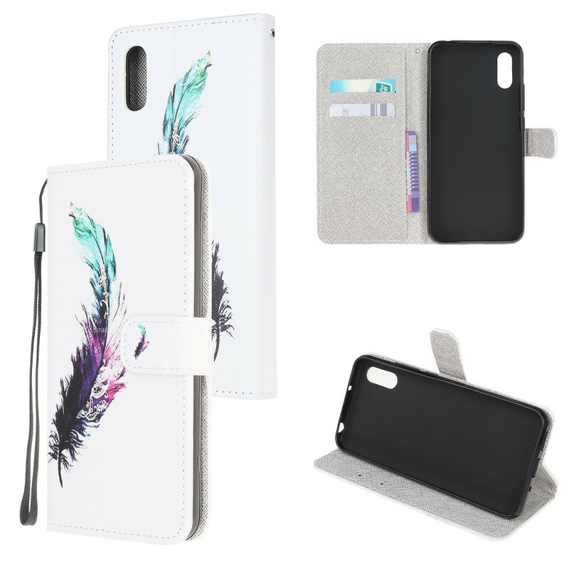 Xiaomi Redmi 9A Feather Strap Kotelo