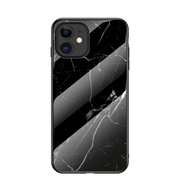 iPhone 12 kotelo marmorin värit karkaistu lasi