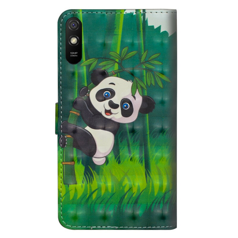 Xiaomi Redmi 9A Panda ja Bambu Case