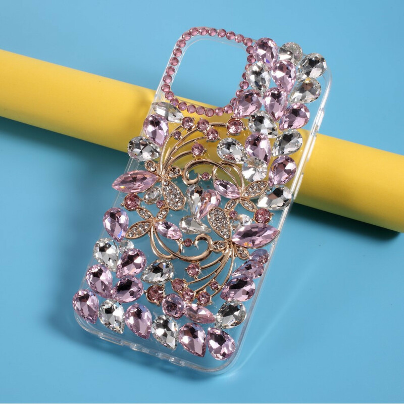 iPhone 12 Pro Max silikoni ja Strass Case