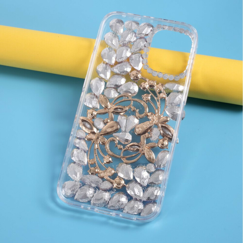 iPhone 12 Pro Max silikoni ja Strass Case