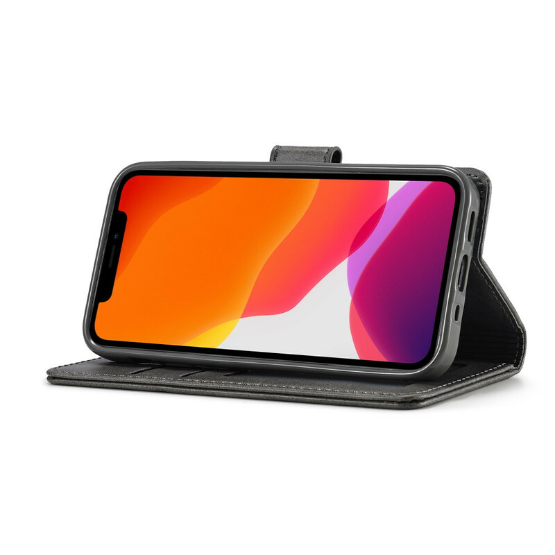 Suojus iPhone 12 Pro Max LC.IMEEKE Nahka vaikutus