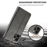 Suojus iPhone 12 Pro Max LC.IMEEKE Nahka vaikutus