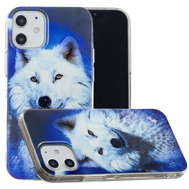 iPhone 12 Max / 12 Pro kotelo Wolf Series Fluoresoiva