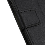 Suojus iPhone 12 Max / 12 Pro -puhelimelle Classic Leather Effect -nahkaverhoilu