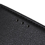 Suojus iPhone 12 Max / 12 Pro:lle Texture Litchi Premium -tekstuuri