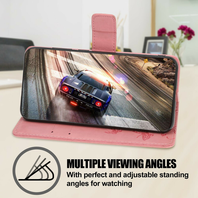 iPhone 12 Max / 12 Pro Kukkainen hihna kotelo