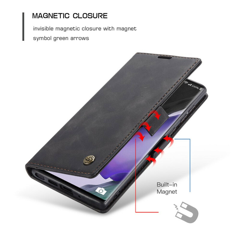 Samsung Galaxy Note 20 Kotelo CASEME keinonahkaa