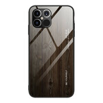 iPhone 12 Max / 12 Pro kotelo karkaistu lasi Wood Design