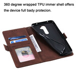 Xaiomi Redmi 9 Kaksivärinen keinonahka tapauksessa vahvistettu ääriviivat Xaiomi Redmi 9 Kaksivärinen keinonahka tapauksessa vahvistettu ääriviivat