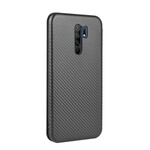 Flip Cover Xiaomi Redmi 9 silikoni Carbon värillinen