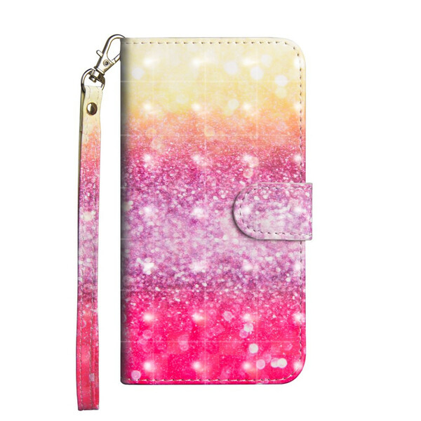 Xiaomi Redmi 9C Glitter Cover Magenta