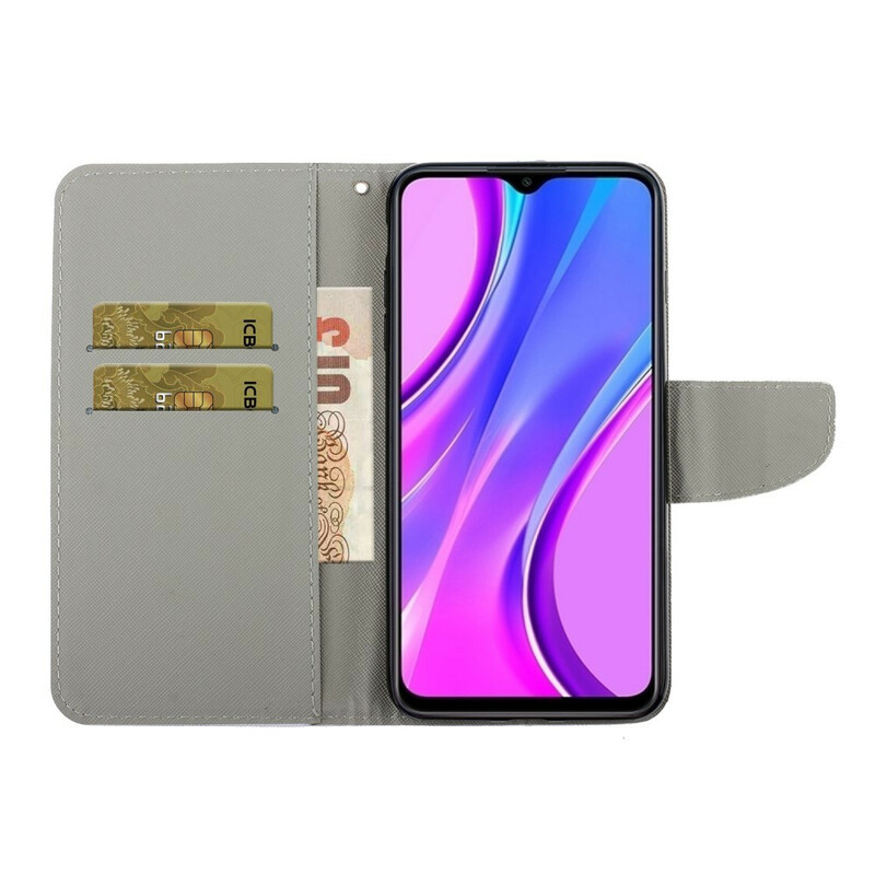 Xiaomi Redmi 9C Lumottu perhoset Case