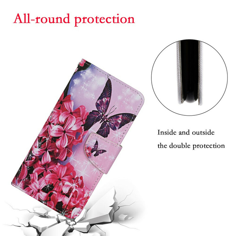 Xiaomi Redmi 9C Case Perhosia Magic Gardenissa