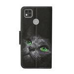 Xiaomi Redmi 9C Musta Cat Eyes Kotelo