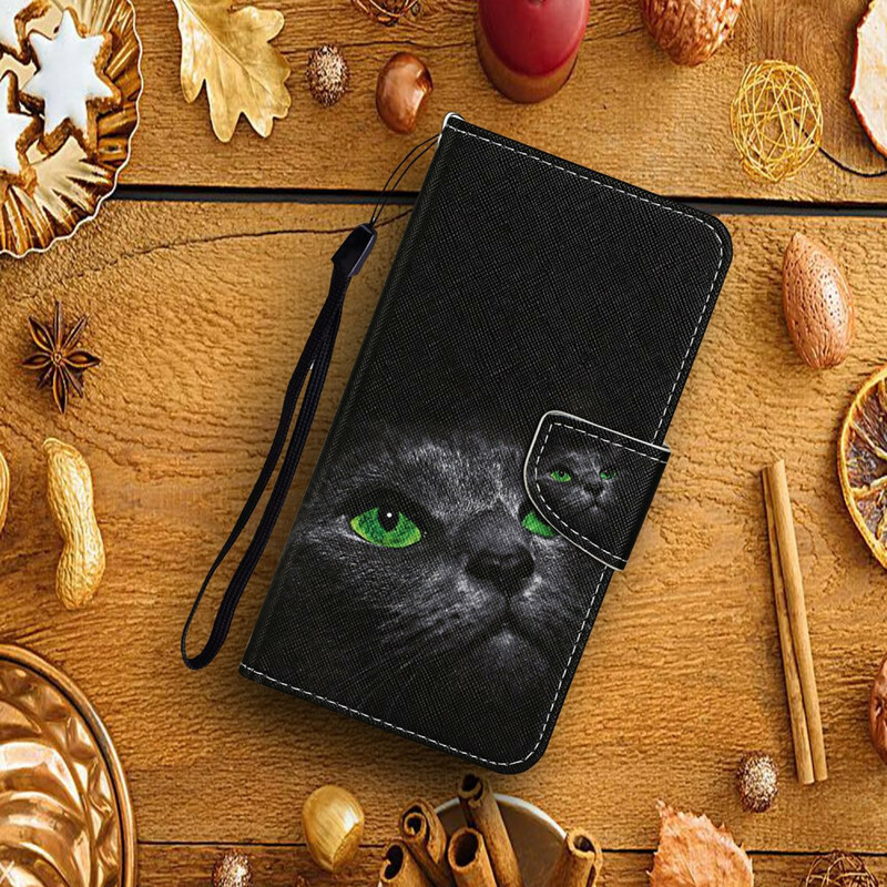 Xiaomi Redmi 9C Musta Cat Eyes Kotelo