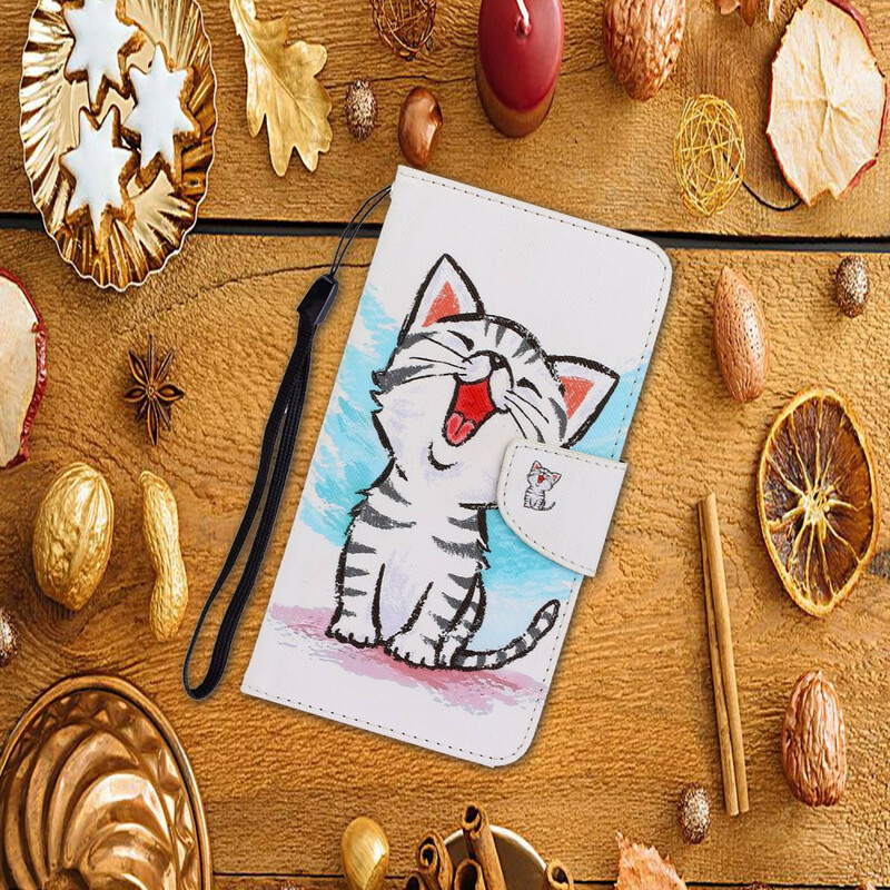 Xiaomi Redmi 9C Kitten Color hihna tapauksessa