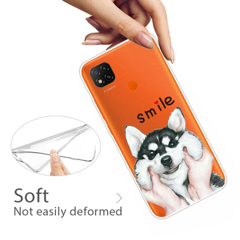 Xiaomi Redmi 9C Hymyile koira tapauksessa