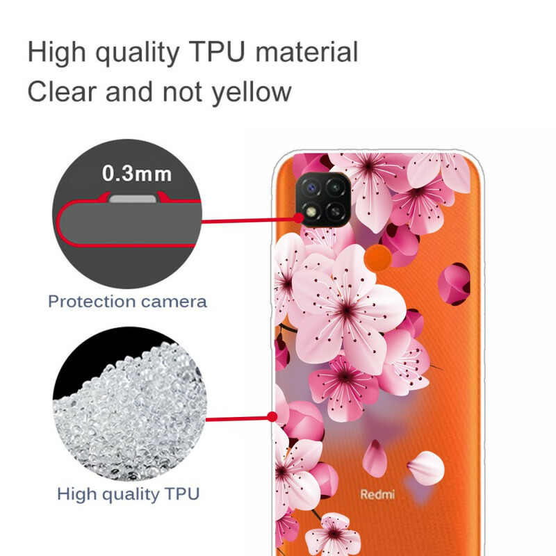 Xiaomi Redmi 9C Floral Premium kotelo