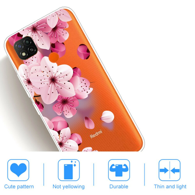 Xiaomi Redmi 9C Floral Premium kotelo