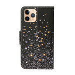 iPhone 12 Pro Max Star ja Glitter Kotelo hihnalla