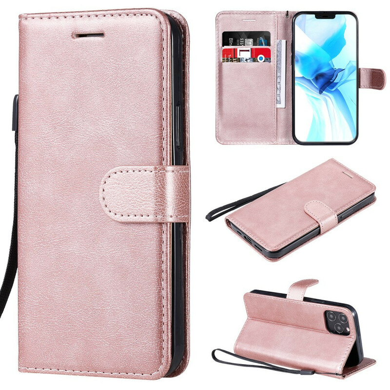 Kotelo iPhone 12 Max / 12 Pro yksivärinen sarja hihnalla varustettuna Kotelo iPhone 12 Max / 12 Pro yksivärinen sarja hihnalla varustettuna