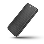 Flip Cover iPhone 12 Max / 12 Pro Carbon Fiber -suojus, hiilikuituinen