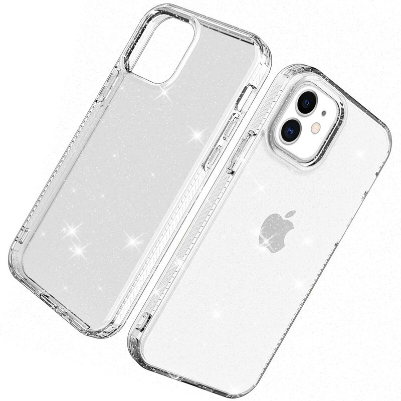 iPhone 12 Max / 12 Pro Kirkas Glitter-kotelo