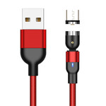 Nylon punottu USB-latauskaapeli Micro USB