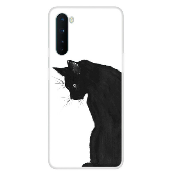 OnePlus North Cat Cover Ajattelematon musta