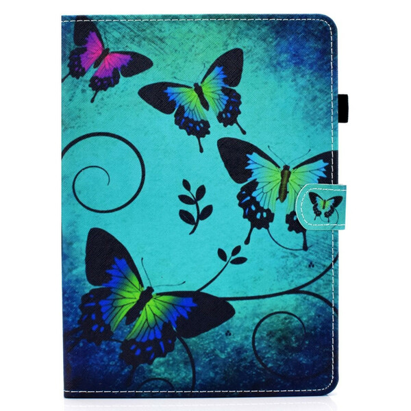 iPad Air 10.9" (2020) Vihreä perhoset kotelo