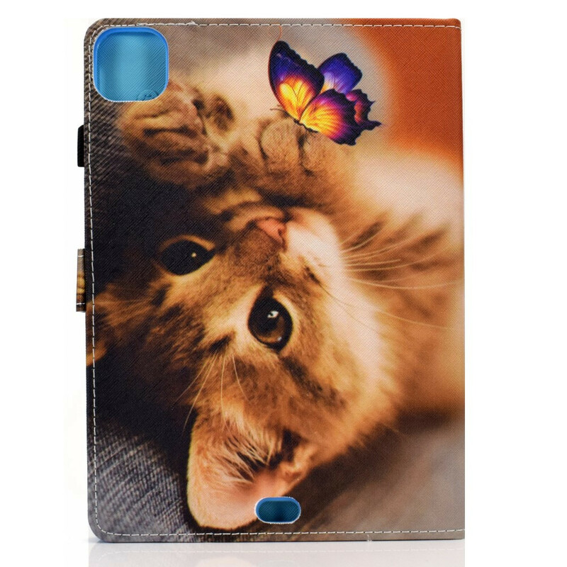 iPad Air 10.9" (2020) Kotelo My Kitten and Butterfly (kissanpentu ja perhonen)