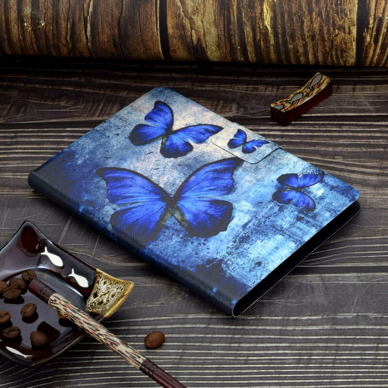 iPad Air sininen perhoset Case