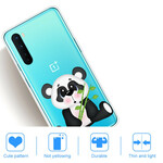 OnePlus North läpinäkyvä Panda Case surullinen