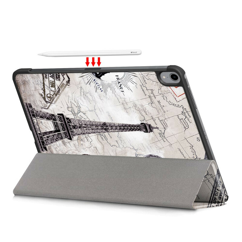 Smart Case iPad Air 10,9" (2020) Eiffel-torni Retro