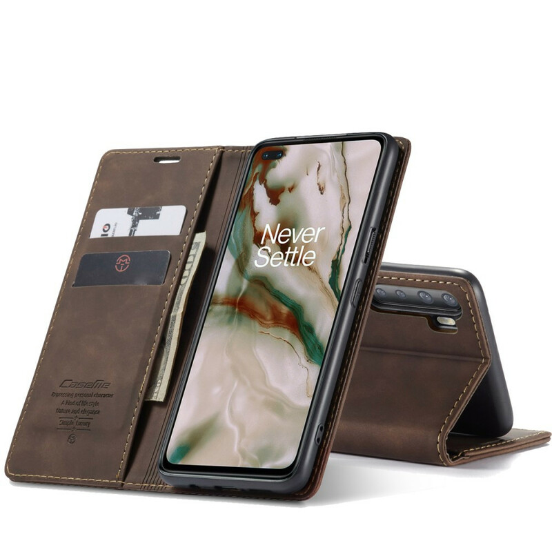 OnePlus North Flip Cover keinonahkainen kansi