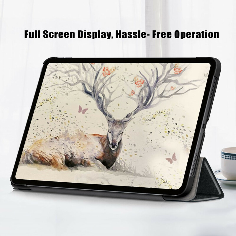 Smart Case iPad Air 10.9" (2020) keinonahkainen kotelo Lychee (lyhty)