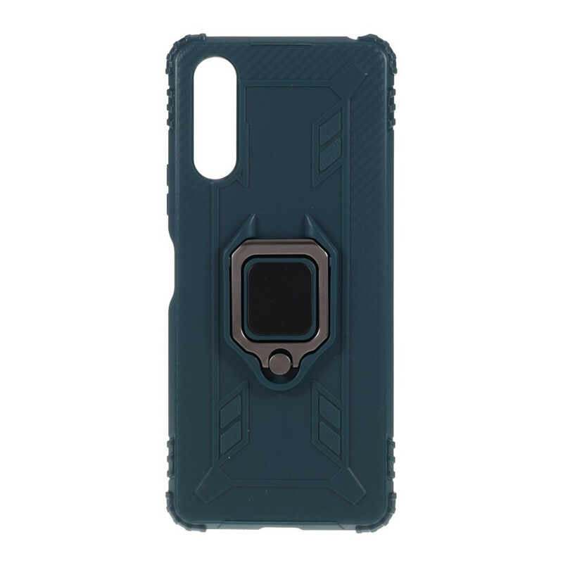 Sony Xperia 10 II rengas ja hiilikuitukotelo Sony Xperia 10 II rengas ja hiilikuitukotelo